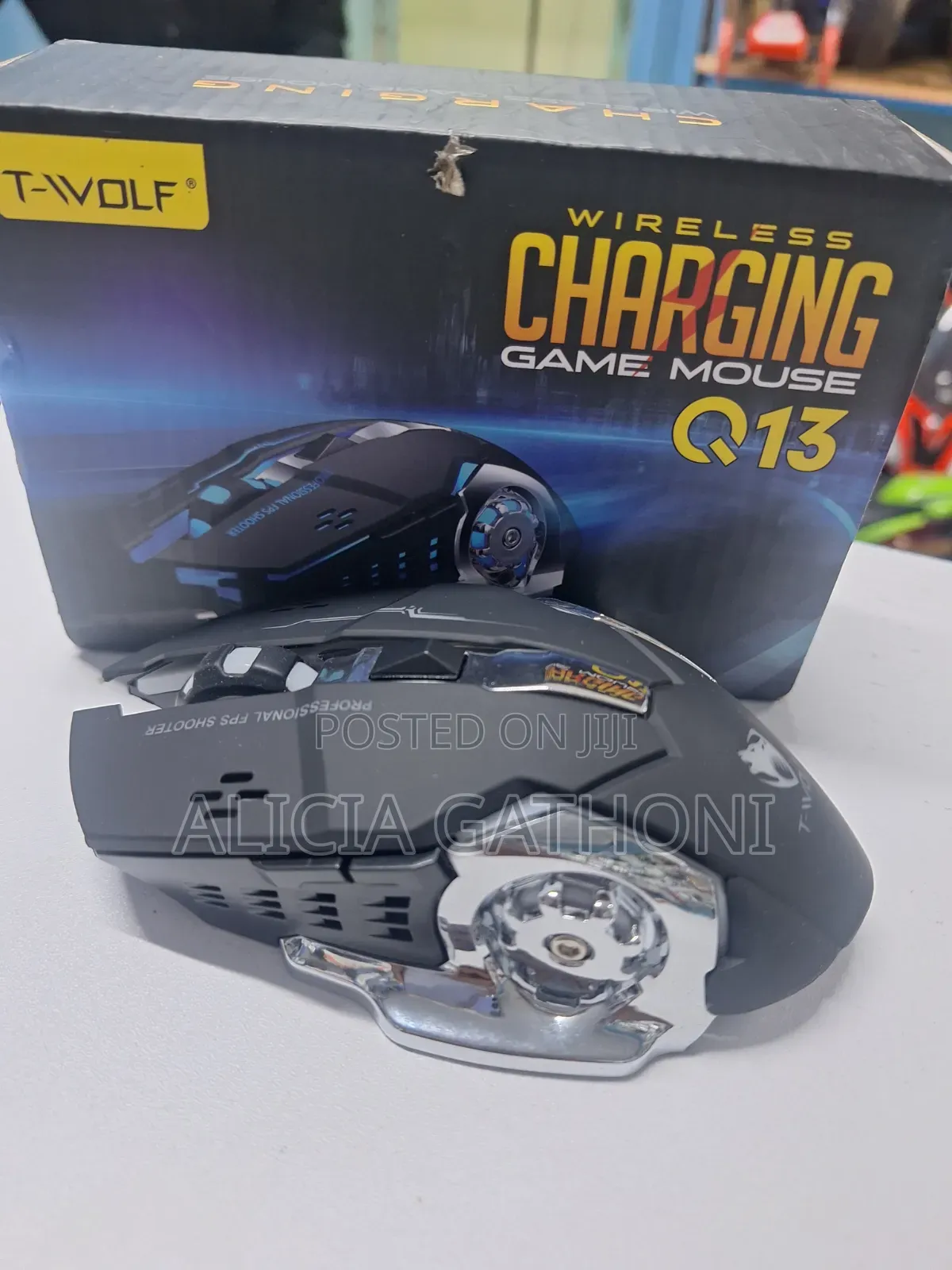 Wireless Gaming Twolf Rechargeable Mouse