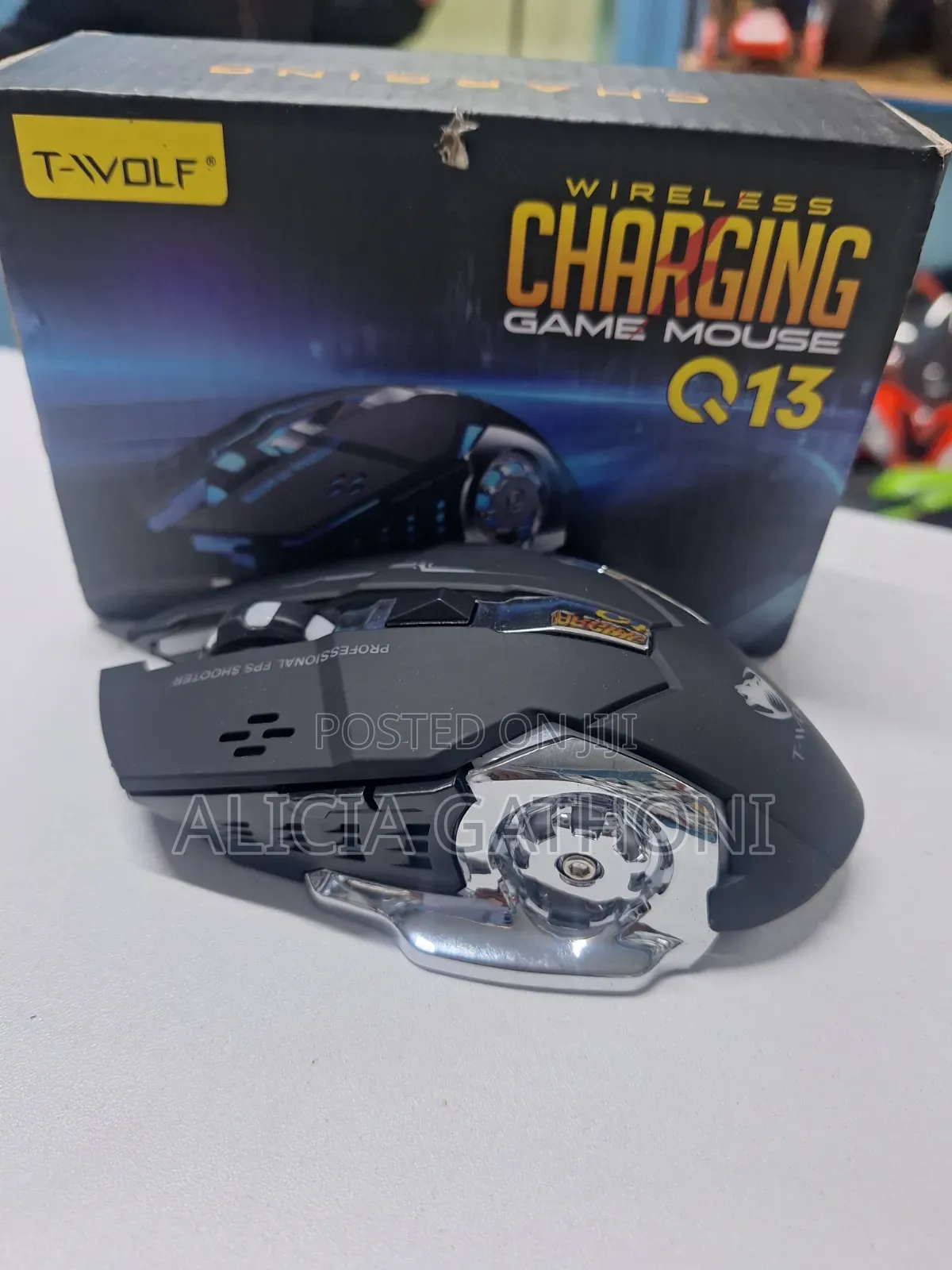 Wireless Gaming Twolf Rechargeable Mouse