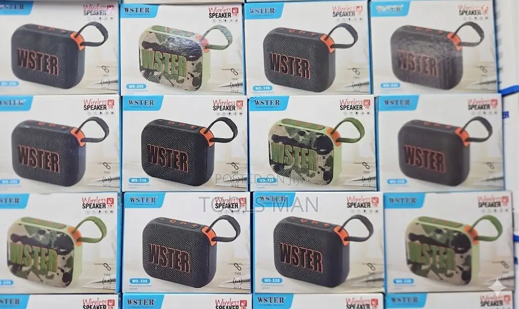 Wster Ws-336 Wireless Bluetooth Speaker: Super Bass, Fm Radio, Usb/Tf
