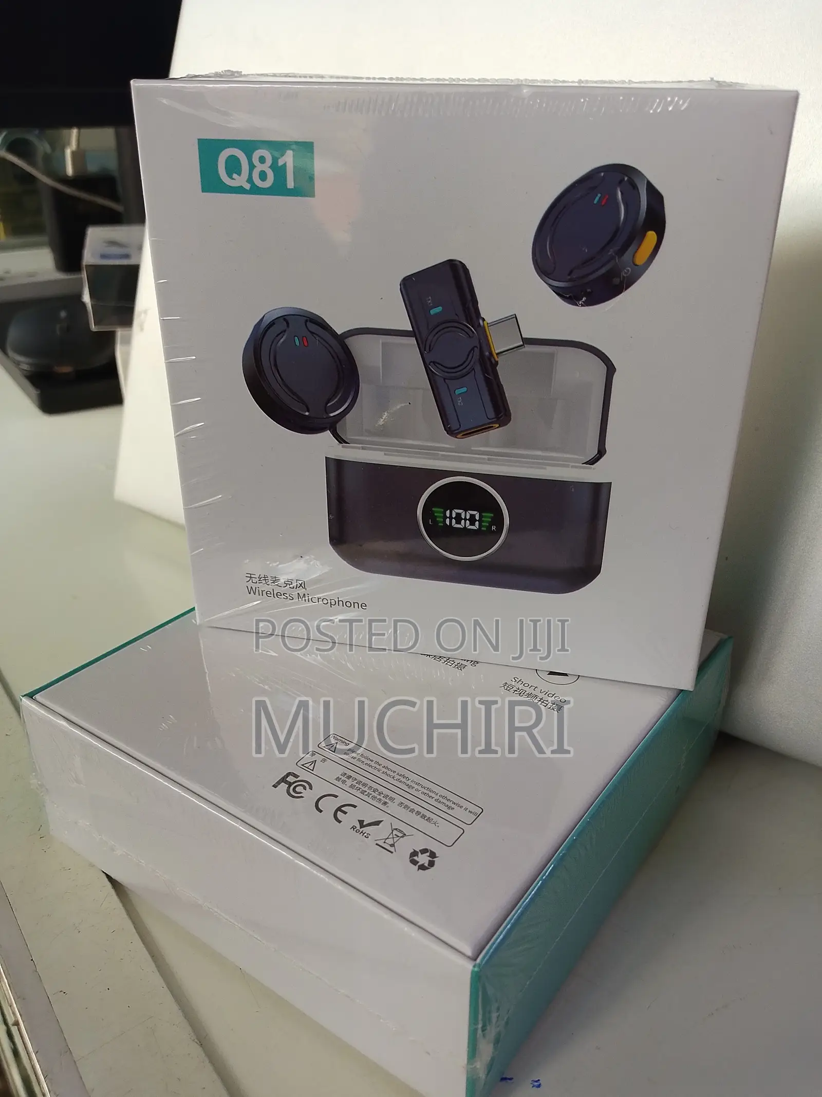 Pocket Audio Recording Kit Q81 Wireless Clip Mic