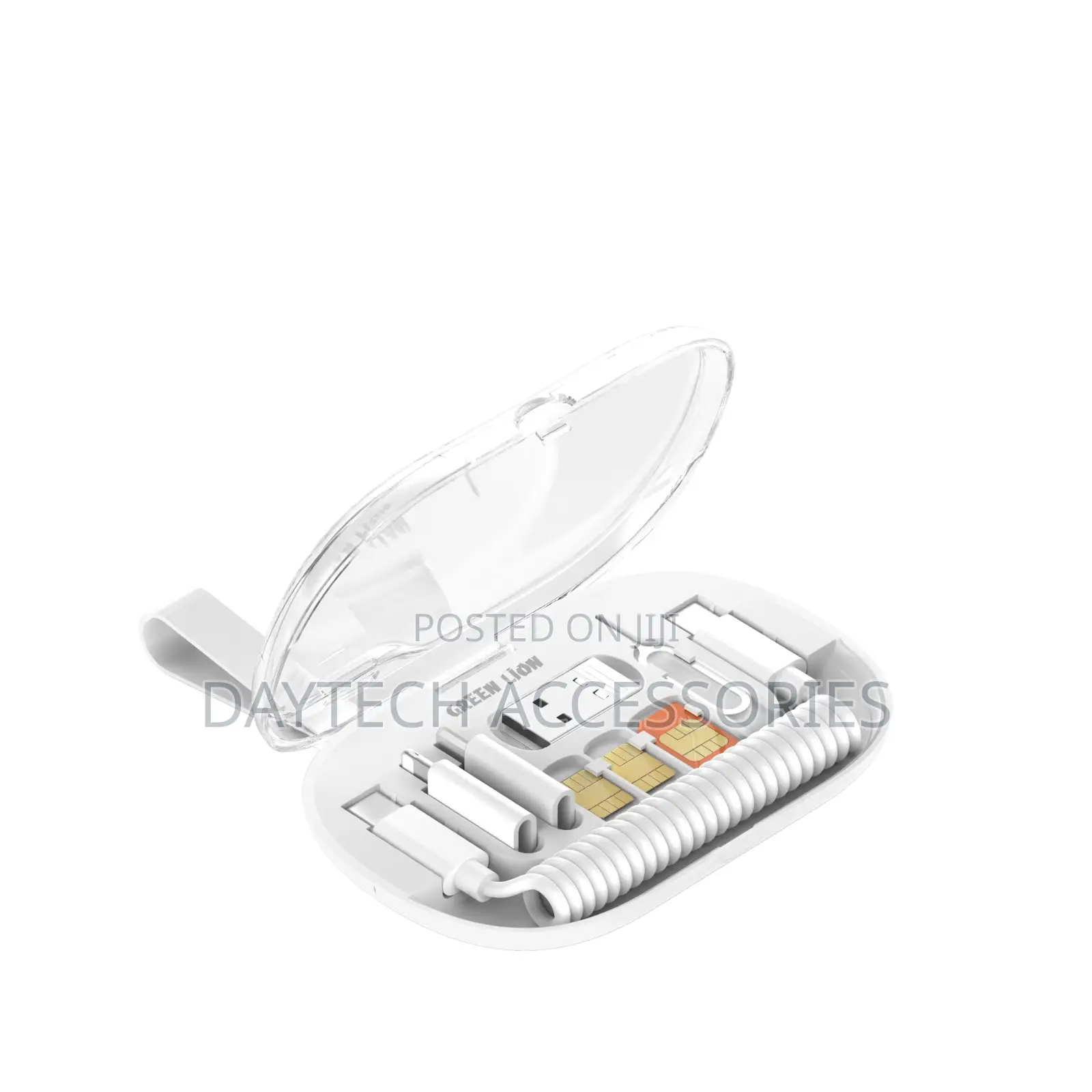 Green Lion 6 in 1 Multi-Functional Data Cable Set 65w Fast Charging.