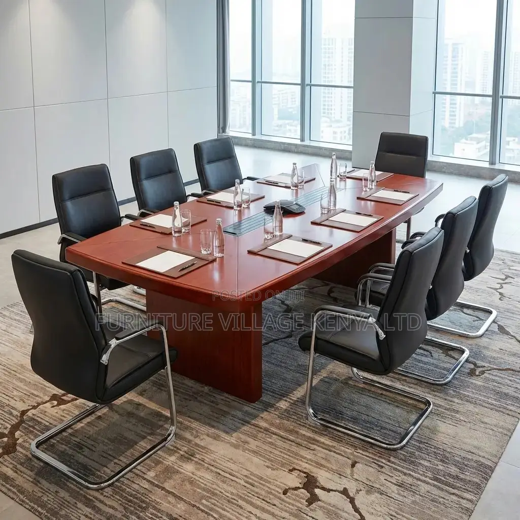 14-Seater Mahogany Meeting Conference Table