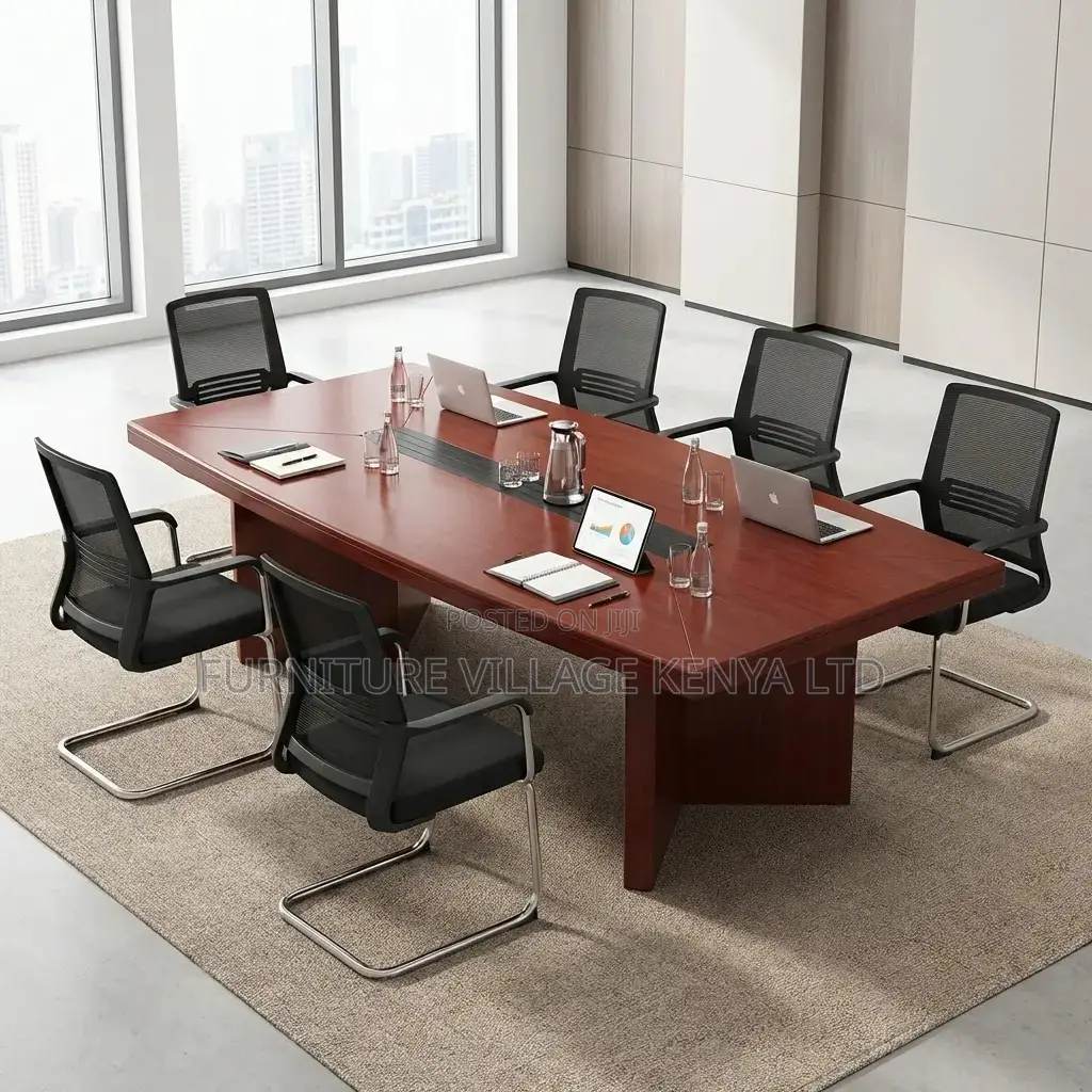 14-Seater Mahogany Meeting Conference Table