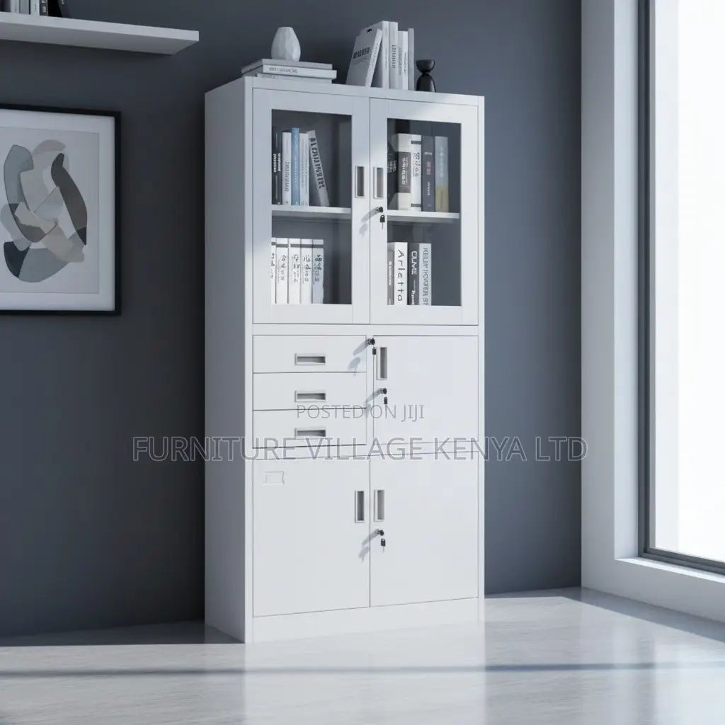 Steel 2-Swing Door Document Safe Cabinet