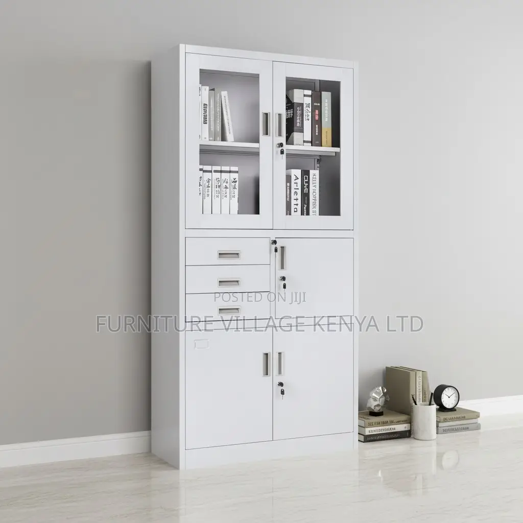 Steel 2-Swing Door Document Safe Cabinet