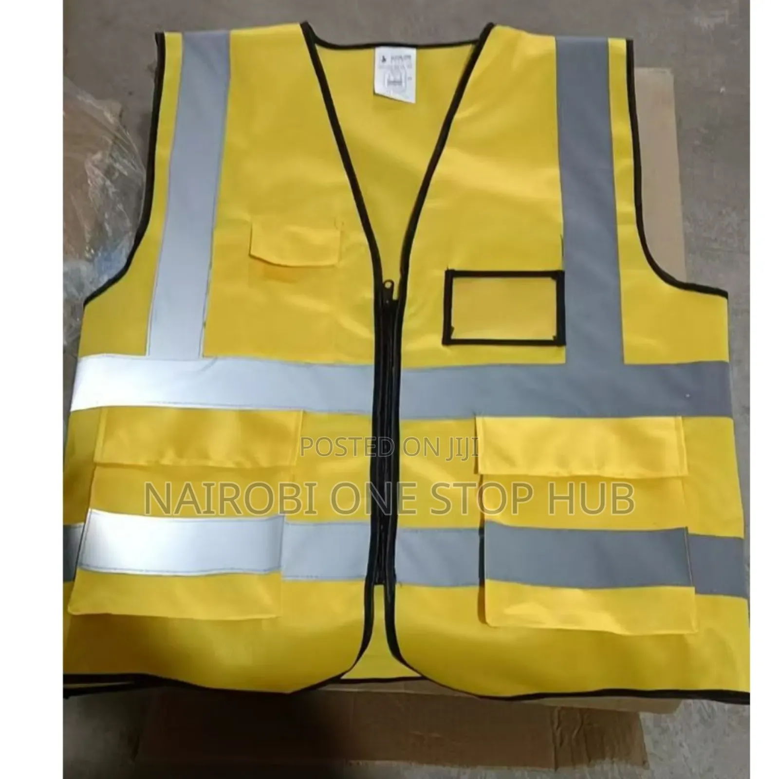 Mustard Yellow Reflective Vests