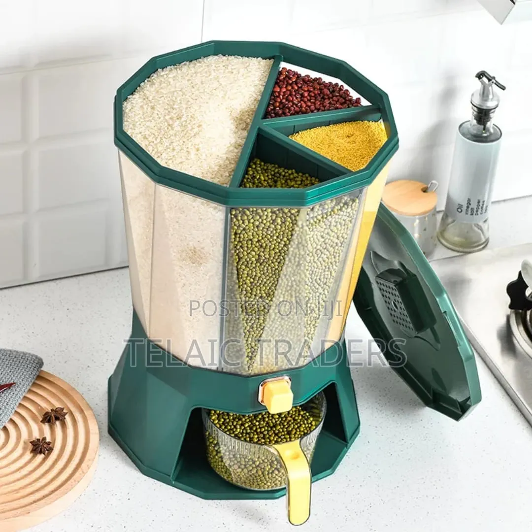 4 Point Partitioned Cereal Container