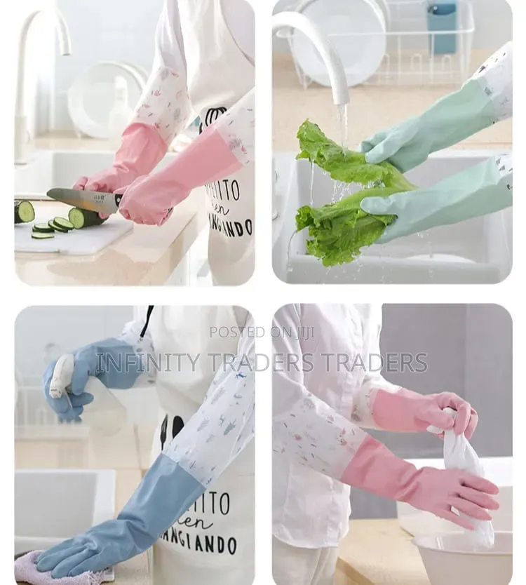 Long Silicone Waterproof Gloves