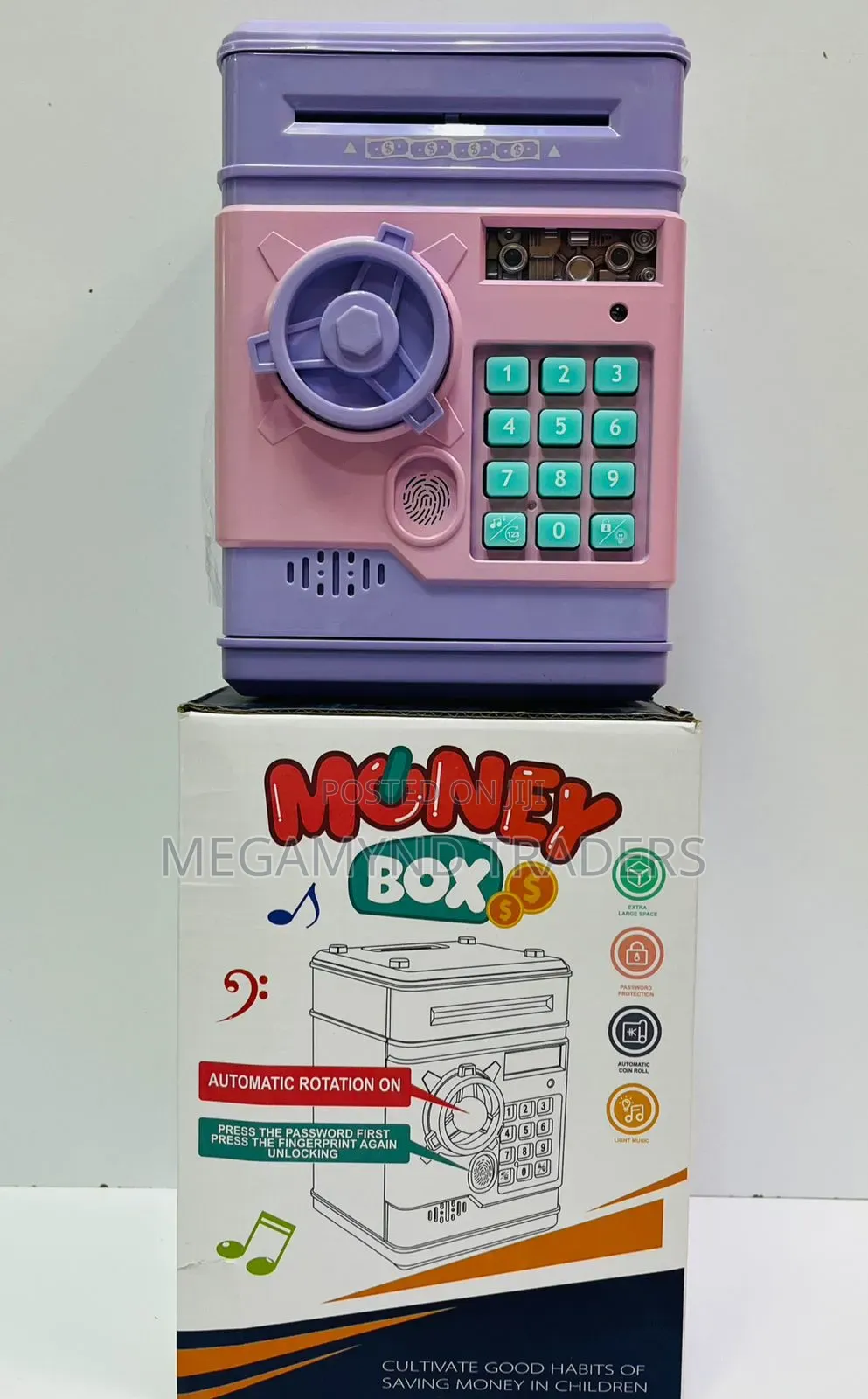 Kid Electric Money Box / Mini Atm Safe Machine