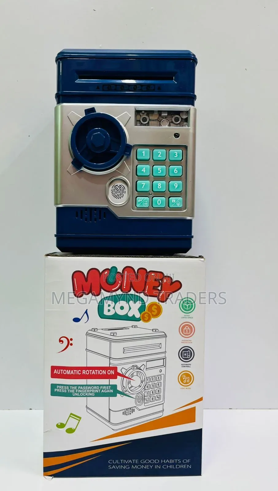 Kid Electric Money Box / Mini Atm Safe Machine