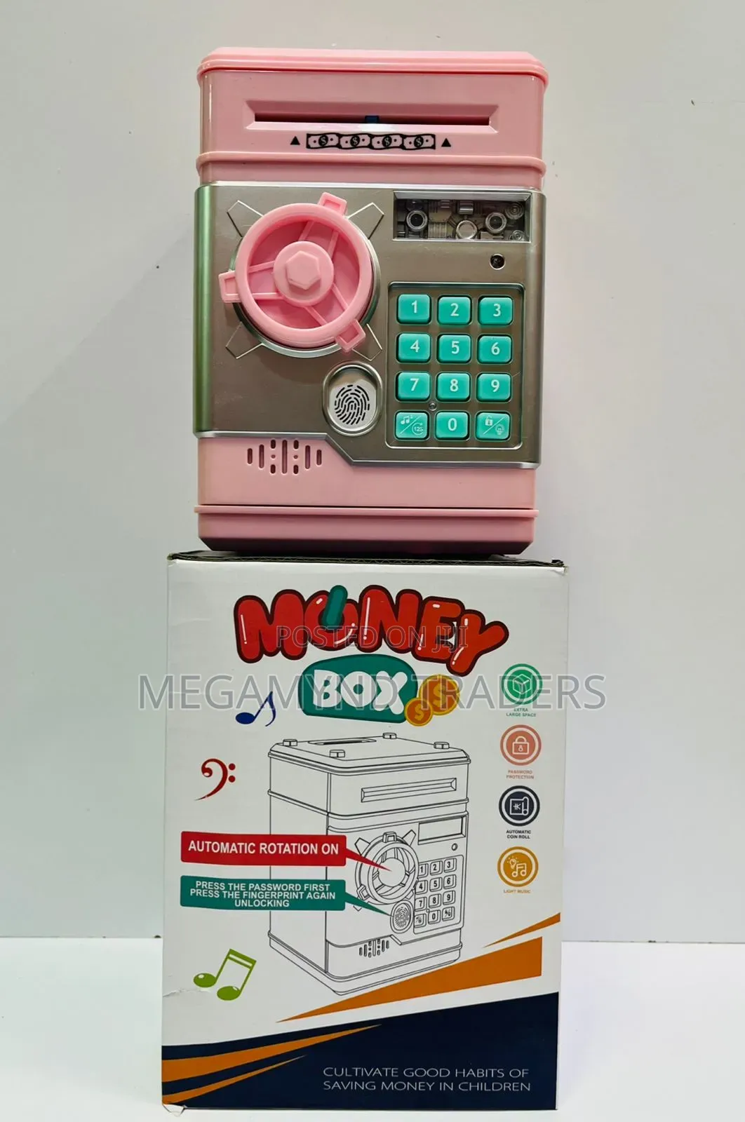 Kid Electric Money Box / Mini Atm Safe Machine