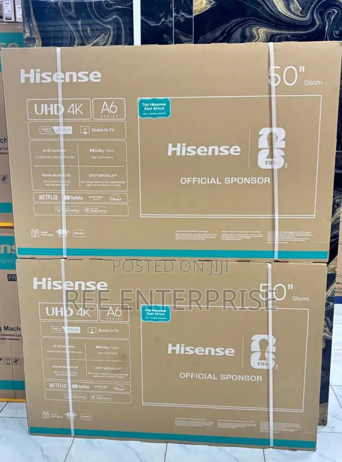 Hisense 50 Inches 50 A6qken Smart Tv Available