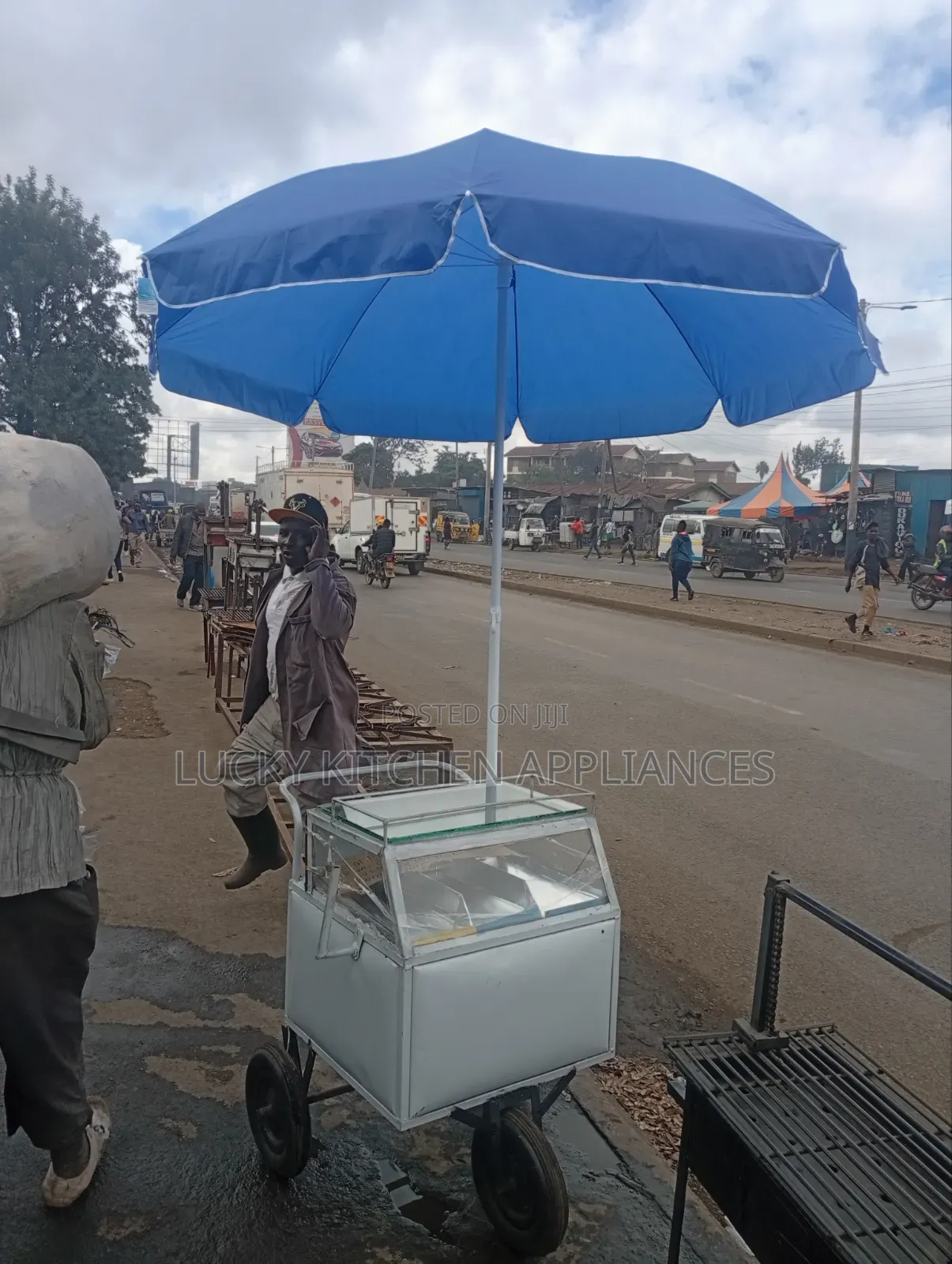 Best Quality Eggs Smoke and Sausage Trolley Display Warmer.