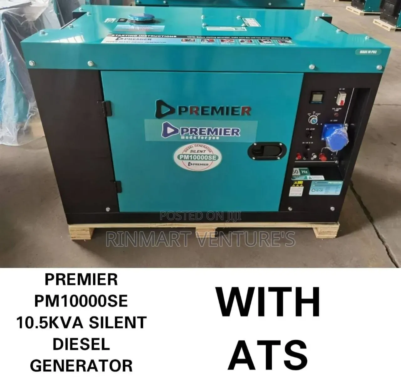 Diesel Silent Generator/ Premier 10kva Silent Generator With Ats