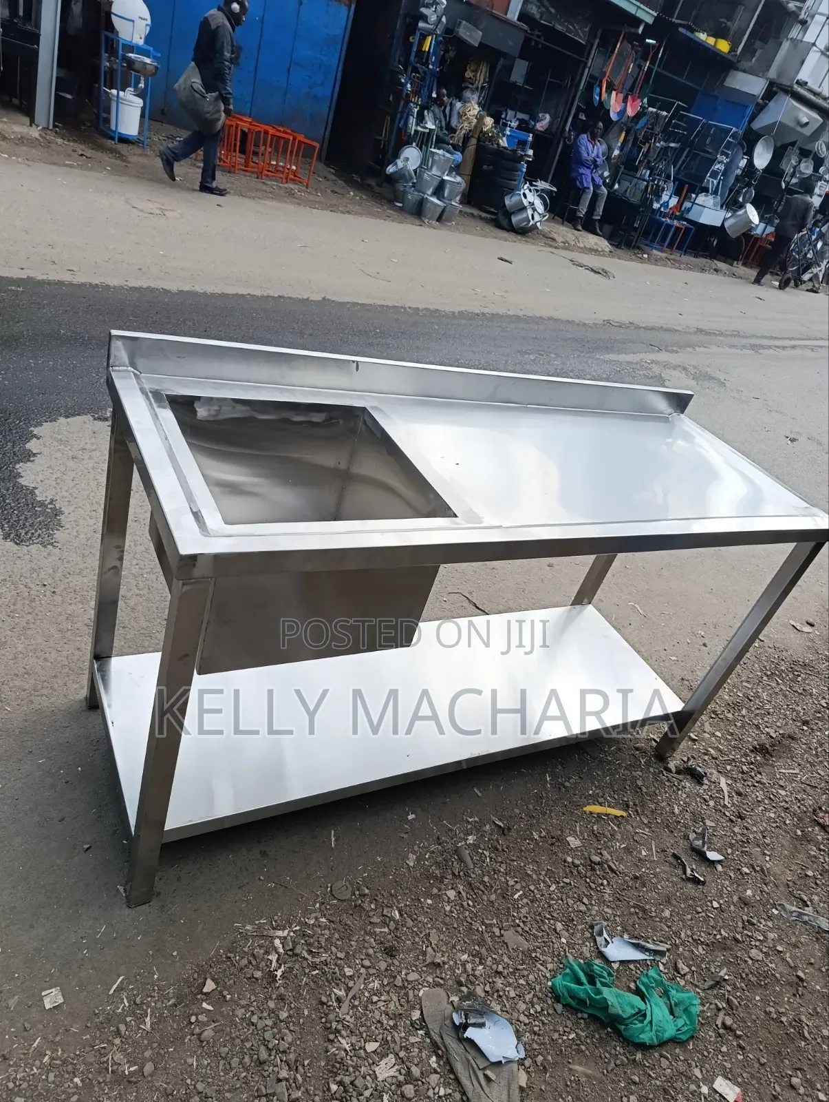 Single Stainless Steel Sink Commercial