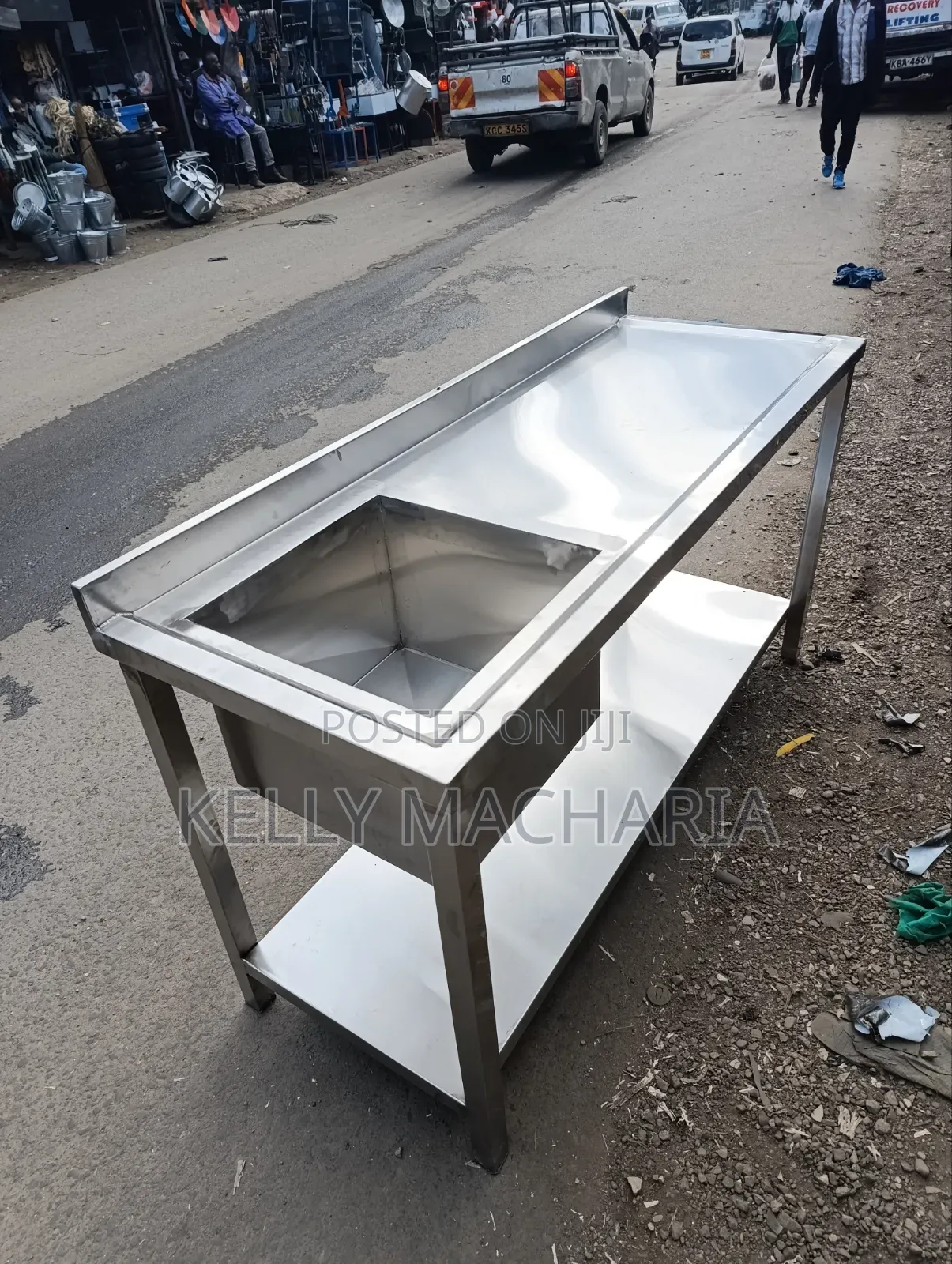 Single Stainless Steel Sink Commercial
