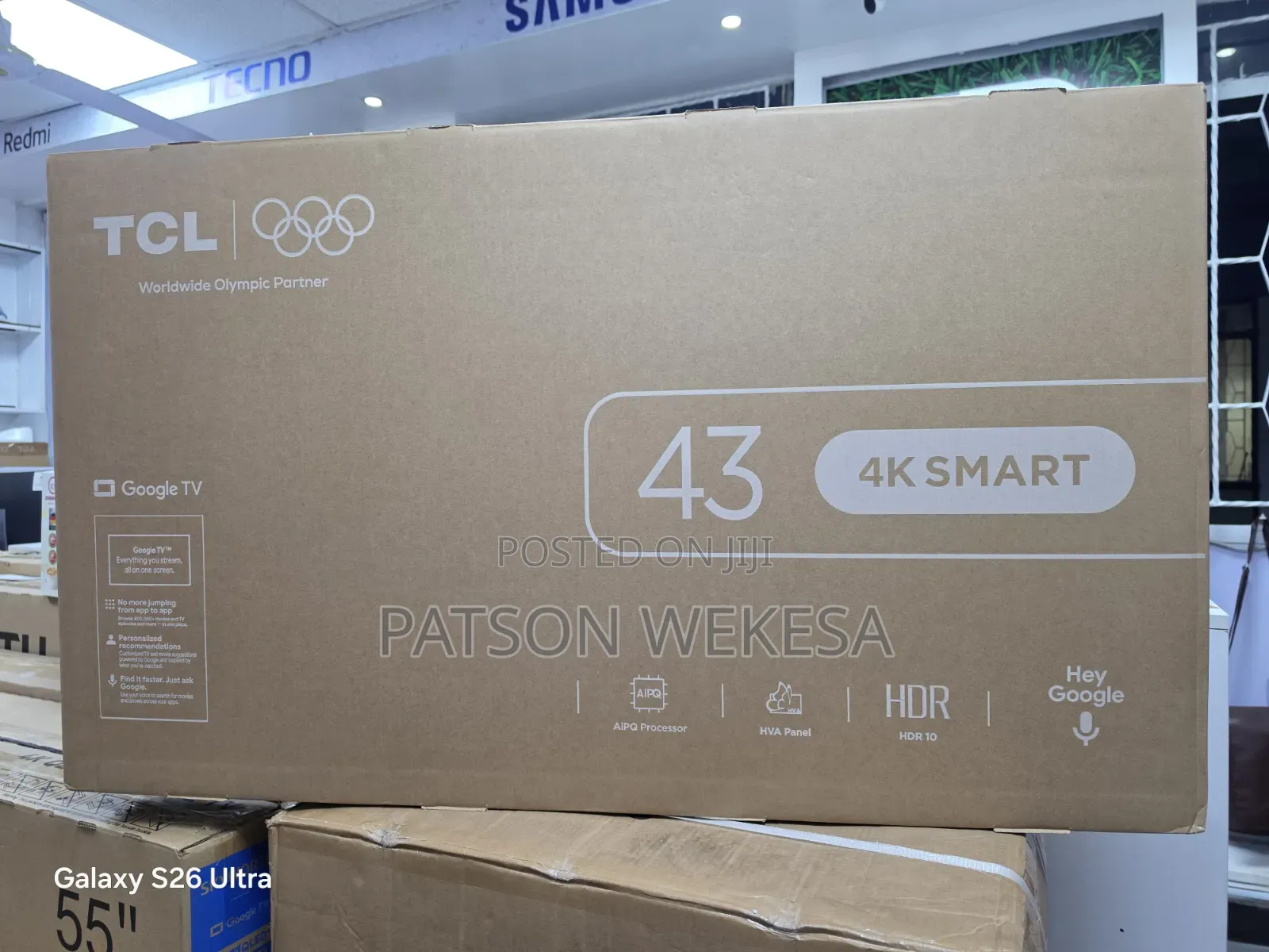 TCL V6d 43 Inch Direct Led HDR Smart Tv (2026) 43v6d