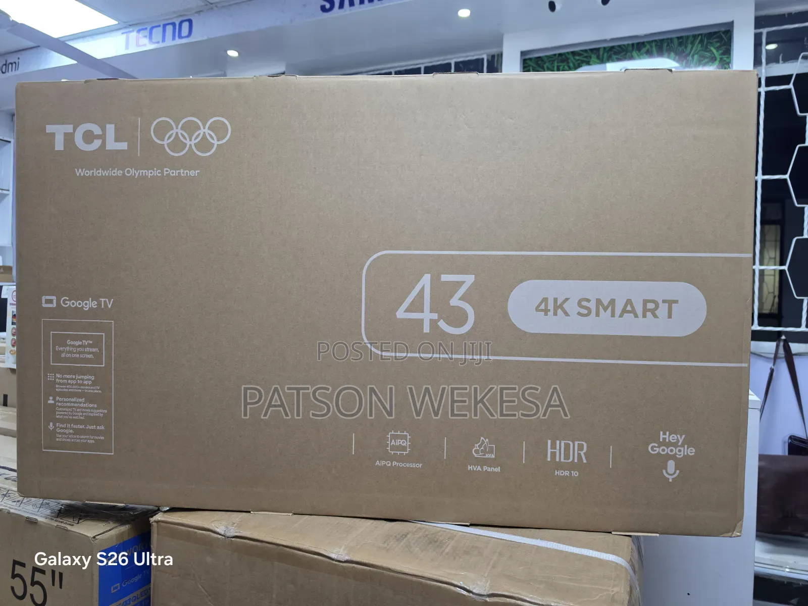 TCL V6d 43 Inch Direct Led HDR Smart Tv (2026) 43v6d