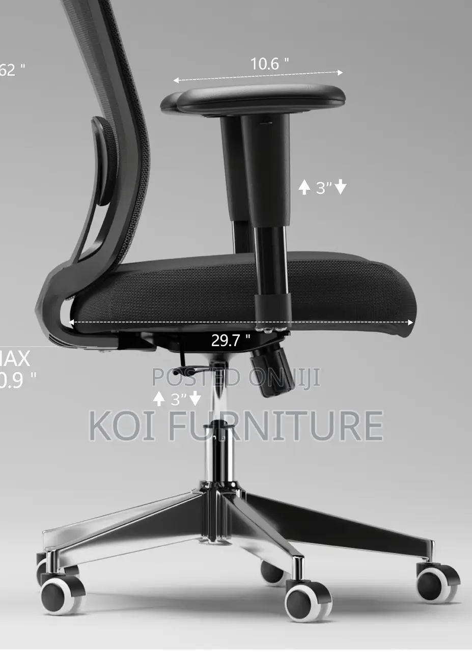 Office Cairs; Aeroflex Orthopedic Ergonomic Office Seat With High Back