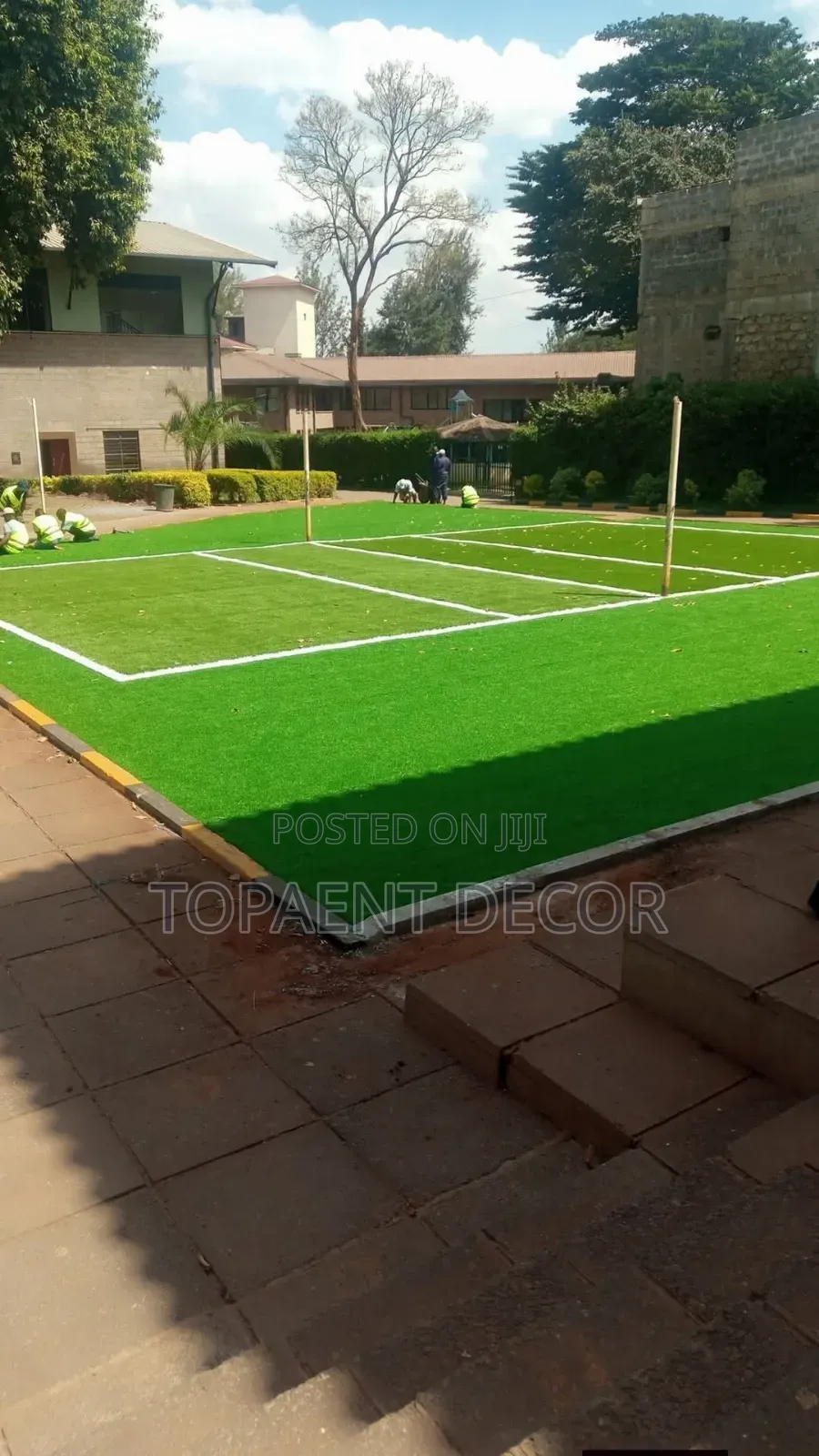 Mini Playground Eco Friendly Artificial Grass Carpet