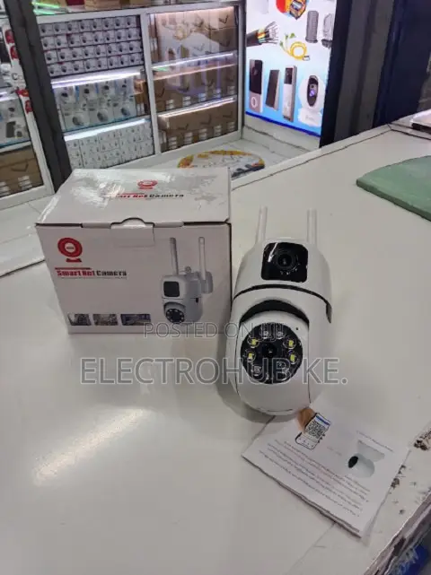 V380 Dual Lens Wifi PTZ Camera Indoor Outdoor Wall Mount