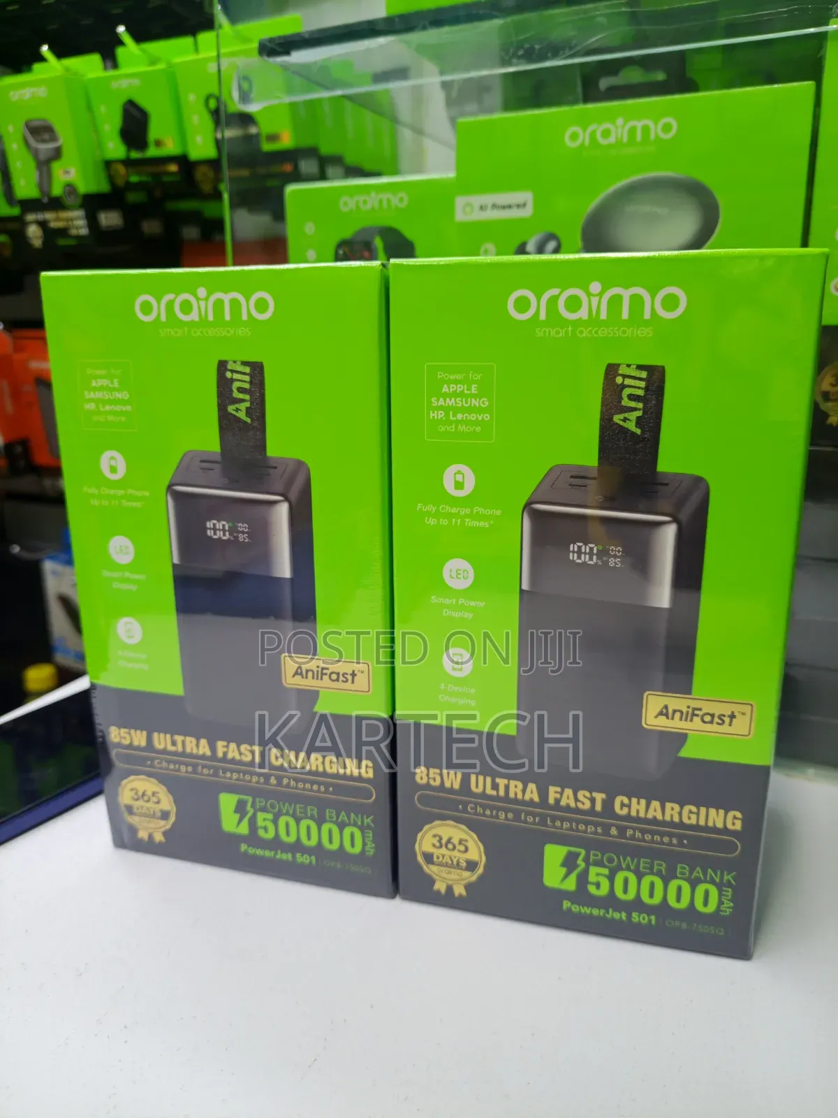 Oraimo Powerjet 501 50000mah 85w Smart Led Display Power Bank