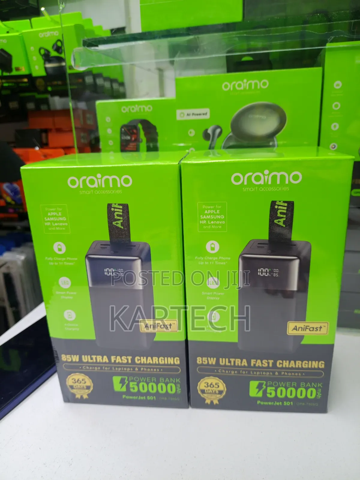 Oraimo Powerjet 501 50000mah 85w Smart Led Display Power Bank