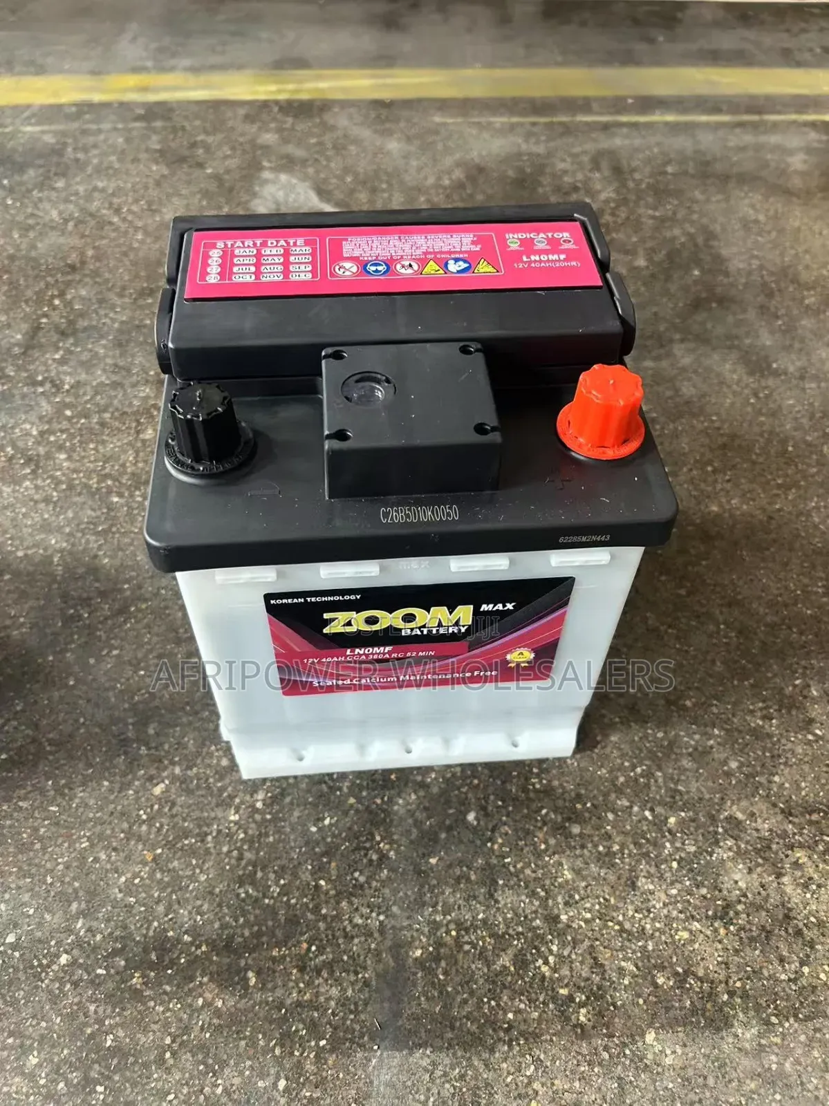 Zoom Max Lno Hybrid Starting Car Battery