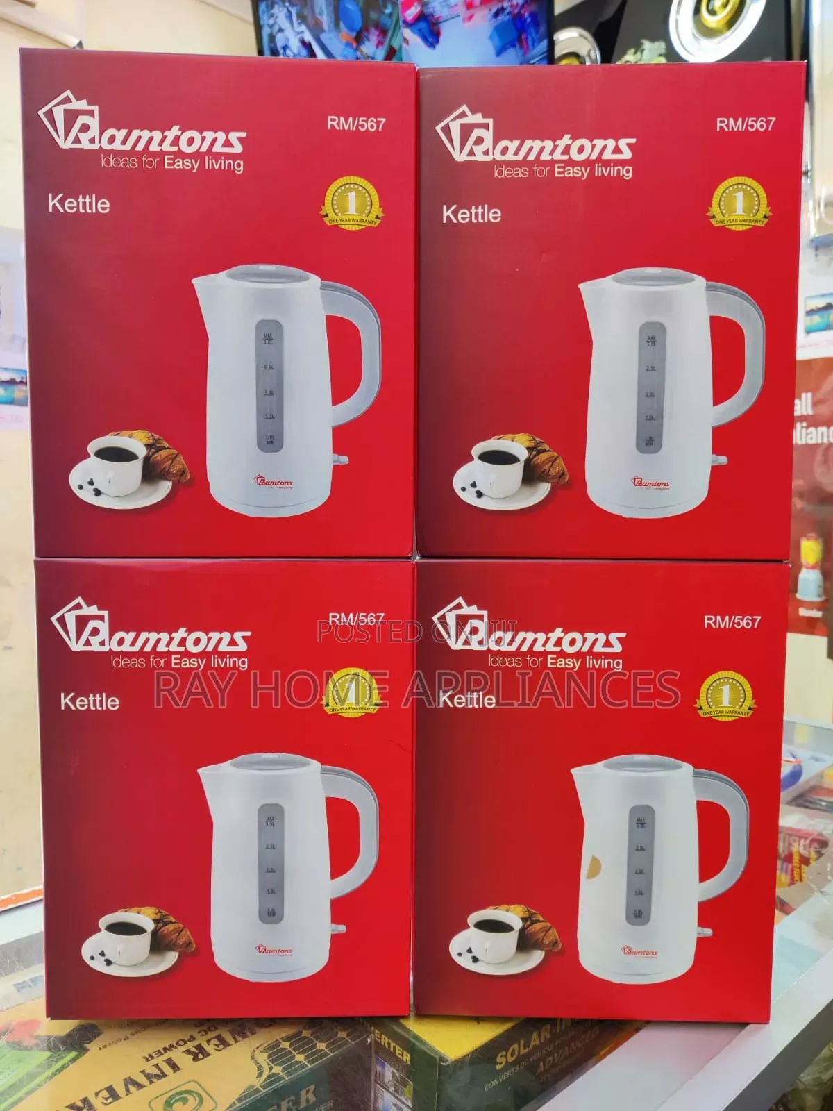 Ramtons Kettle 3litres Rm567