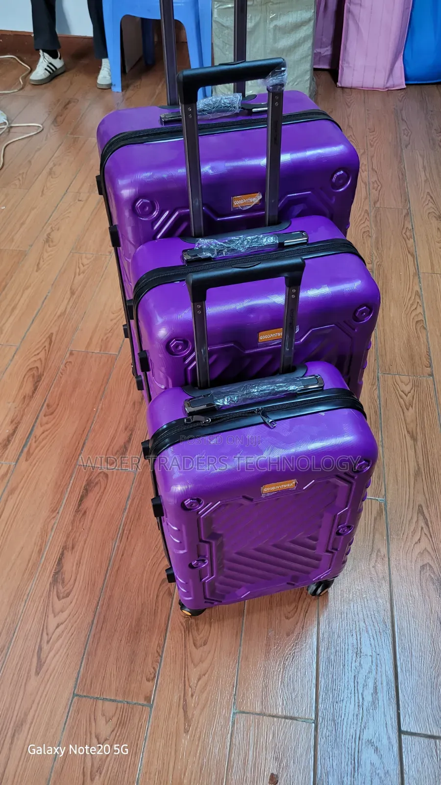 Luxurious 3 in 1 Unbreakable Suitcases Purple