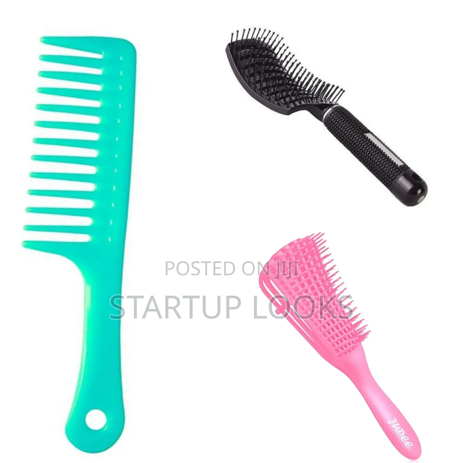 3 Hair Styling Combs + Free Hair Spray