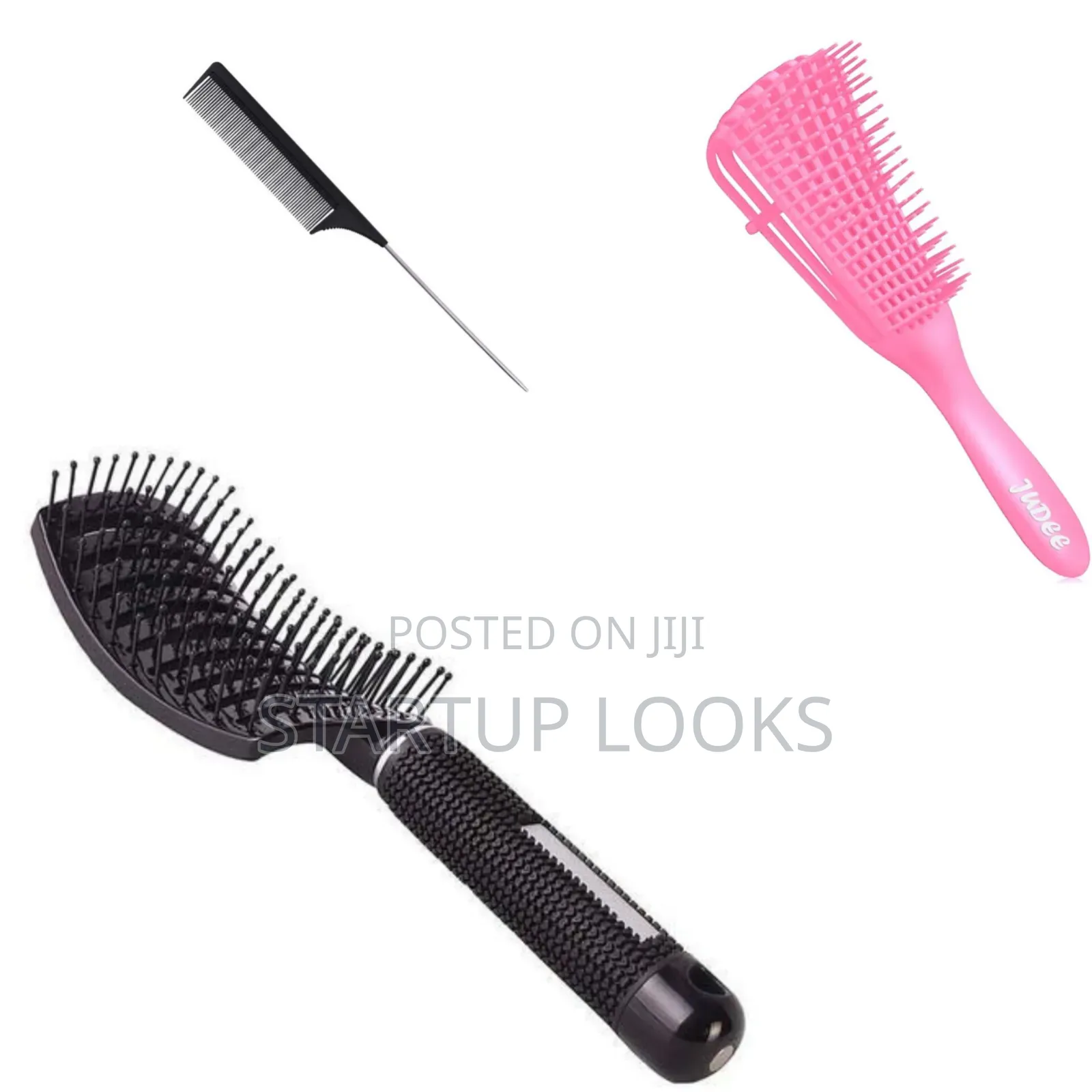 3 Hair Styling Combs + Free Hair Spray