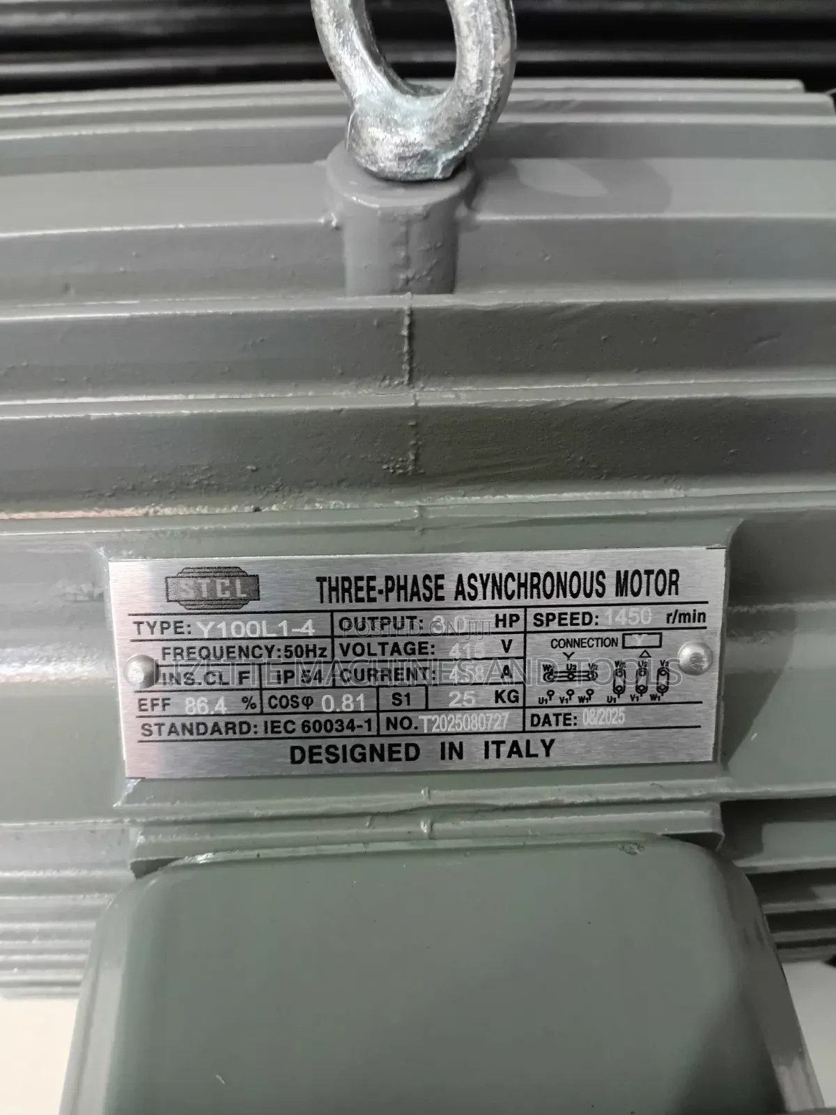 3hp STCL 3 Phase Low Speed Motor