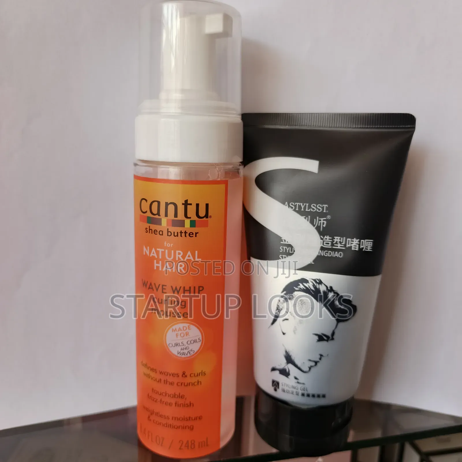 Cantu Hair Mousse + Free Styling Gel