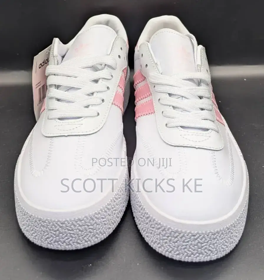 Adidas Samba Double Sole White /Pink 