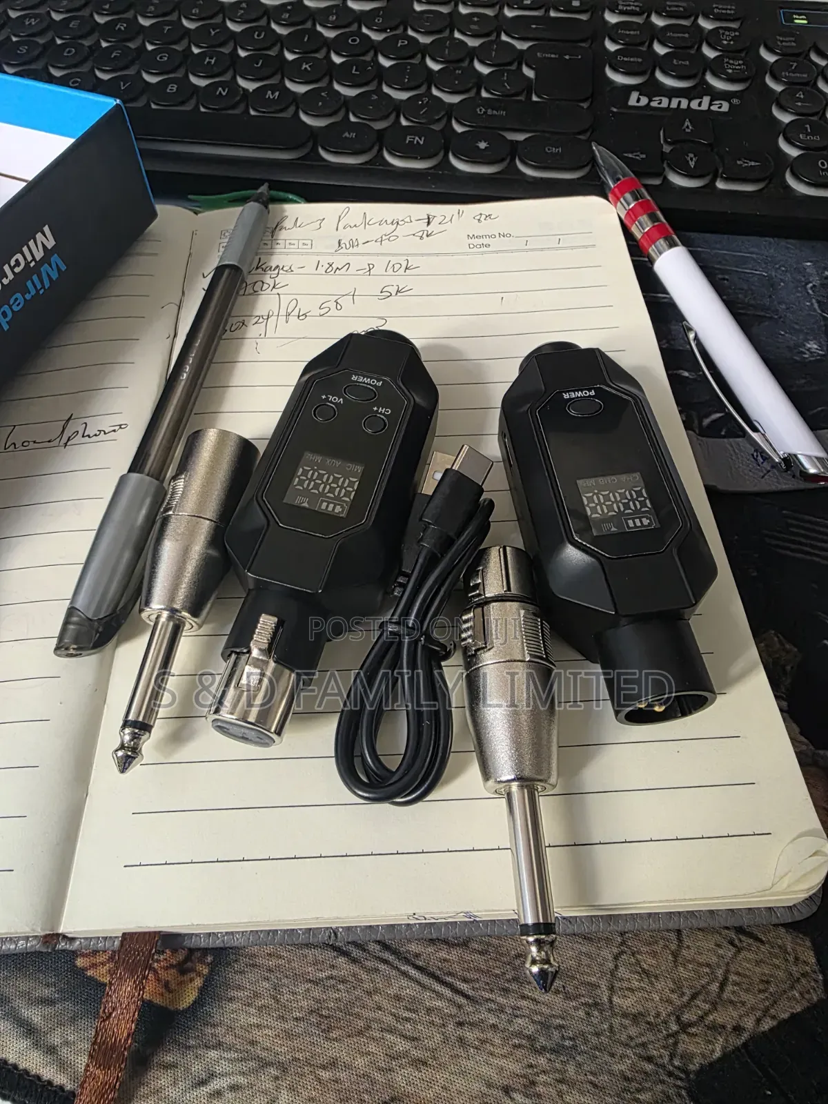 Wire to Wireless Microphone Convertor
