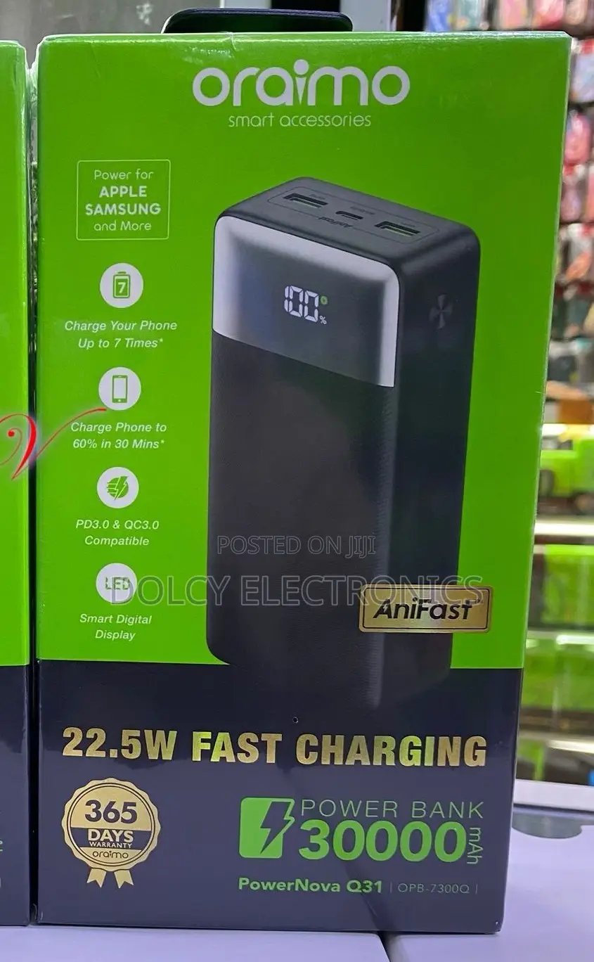 Oraimo Powernova Q31 Opb-7300q 30,000mah 22.5w