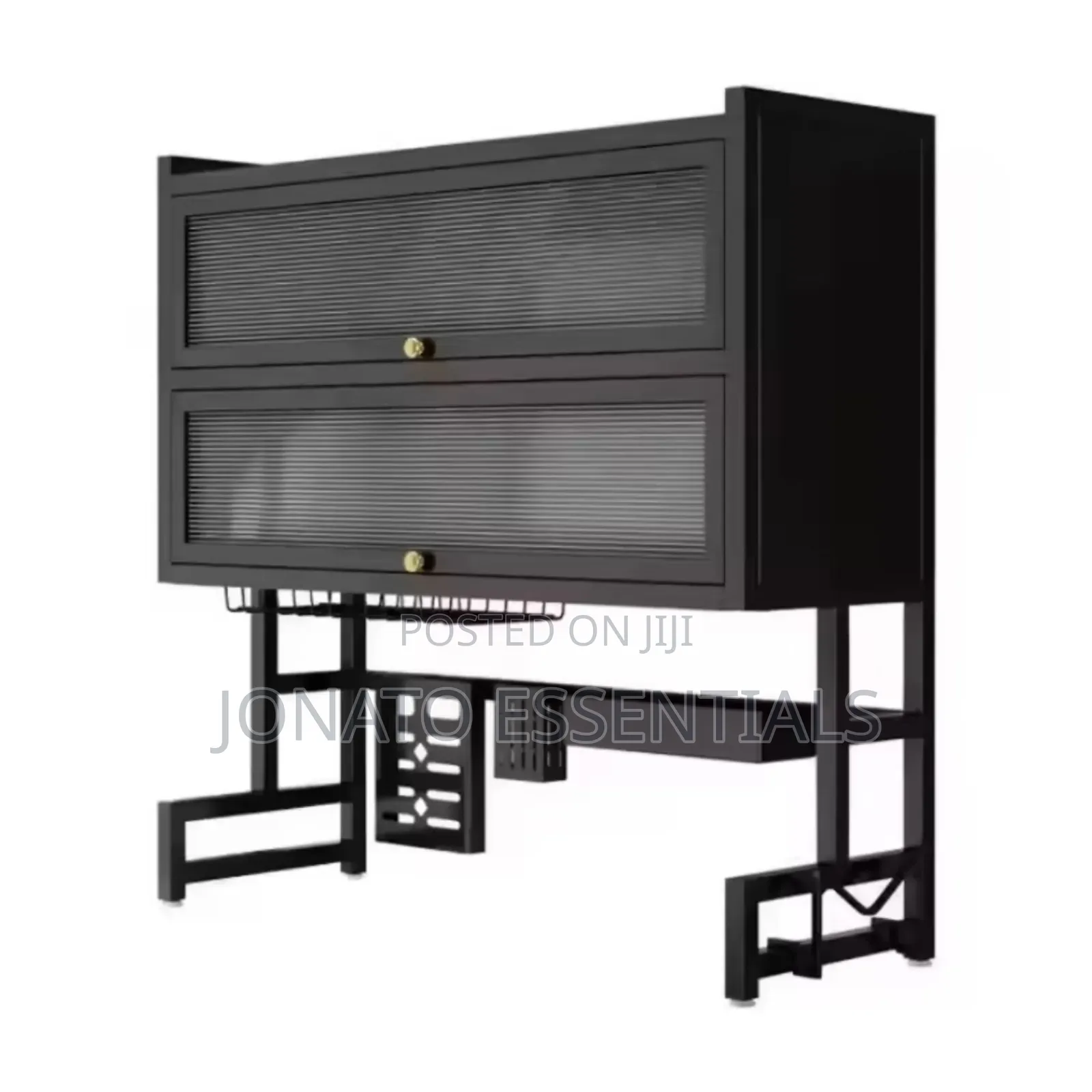 2 Tier Over Sink Dish Drying Rack With Cabinet Cover - 65cm/85cm