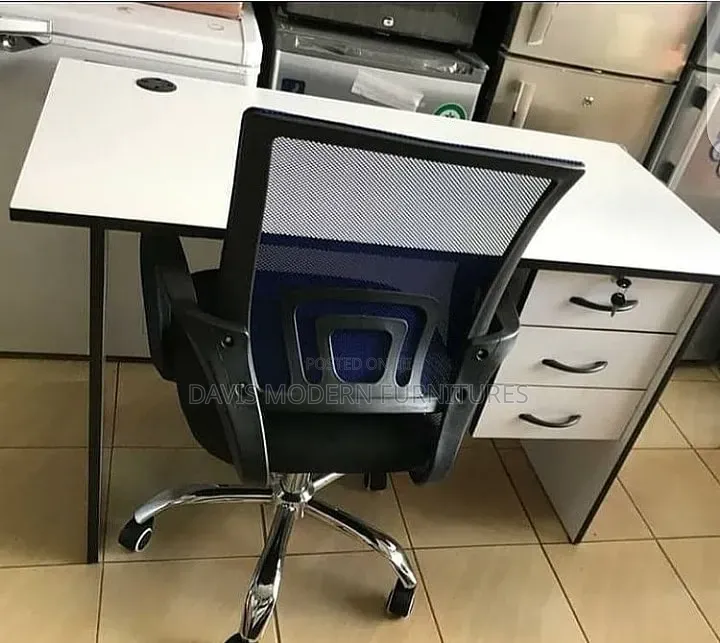 Home Office Desk With a Matching Chair