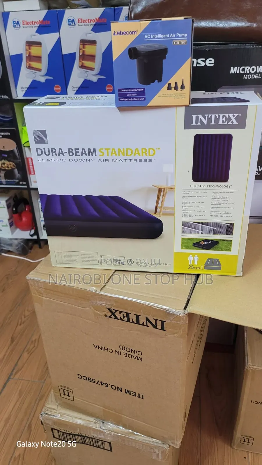 Inflatable Mattress 5×6 With Electric Pump
