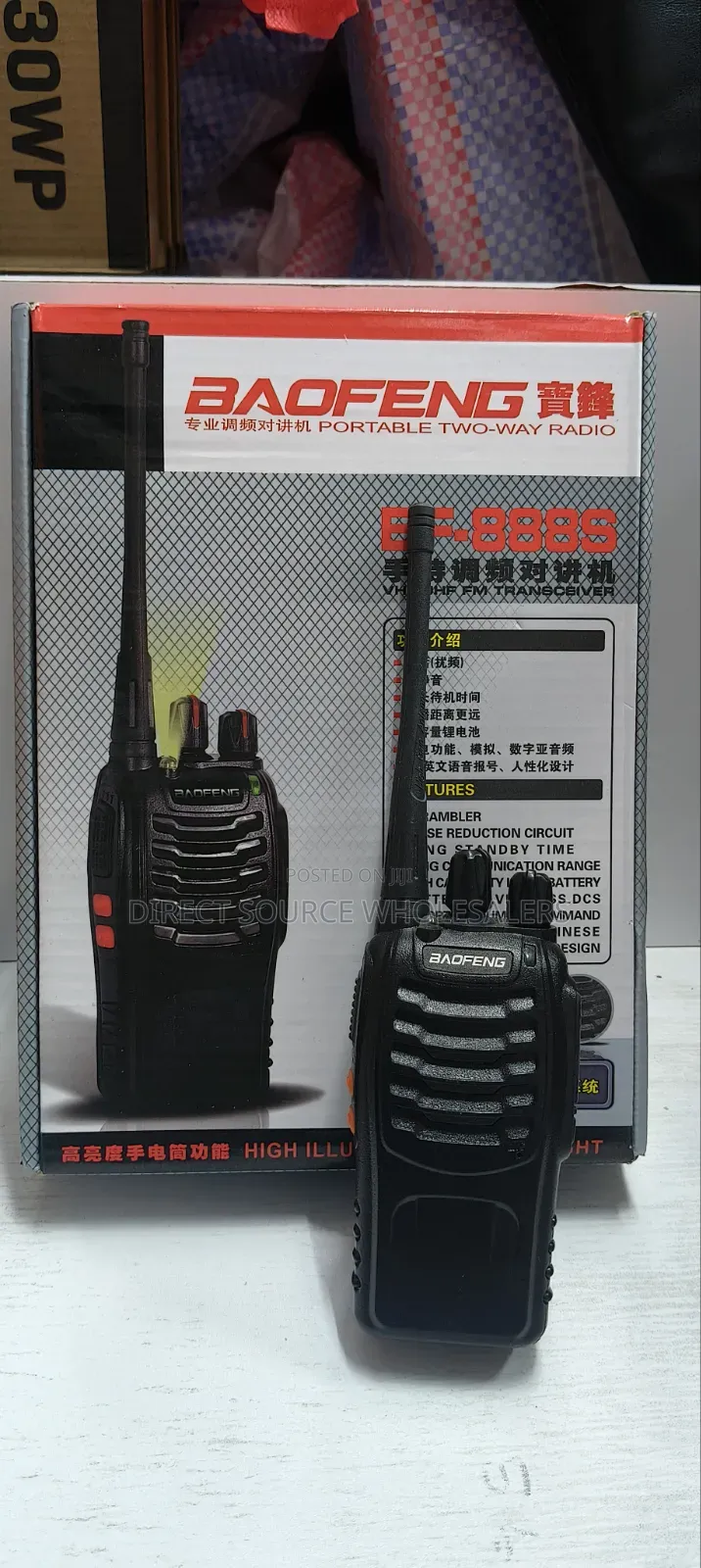Baofeng Bf-888s Durable Walkie Talkie Radio for Outdoor and Indoor