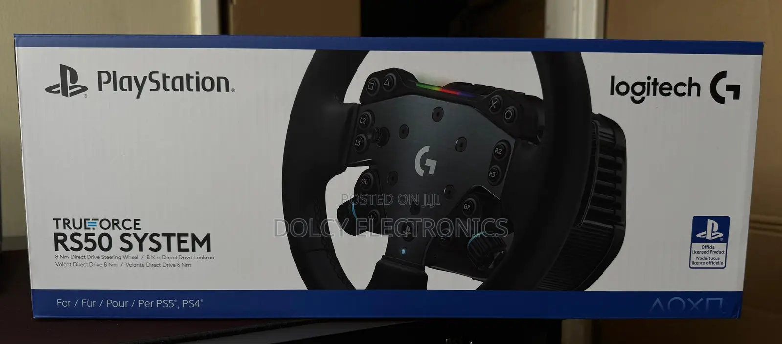 Playstation Logitech Rs50 System Steering Wheel
