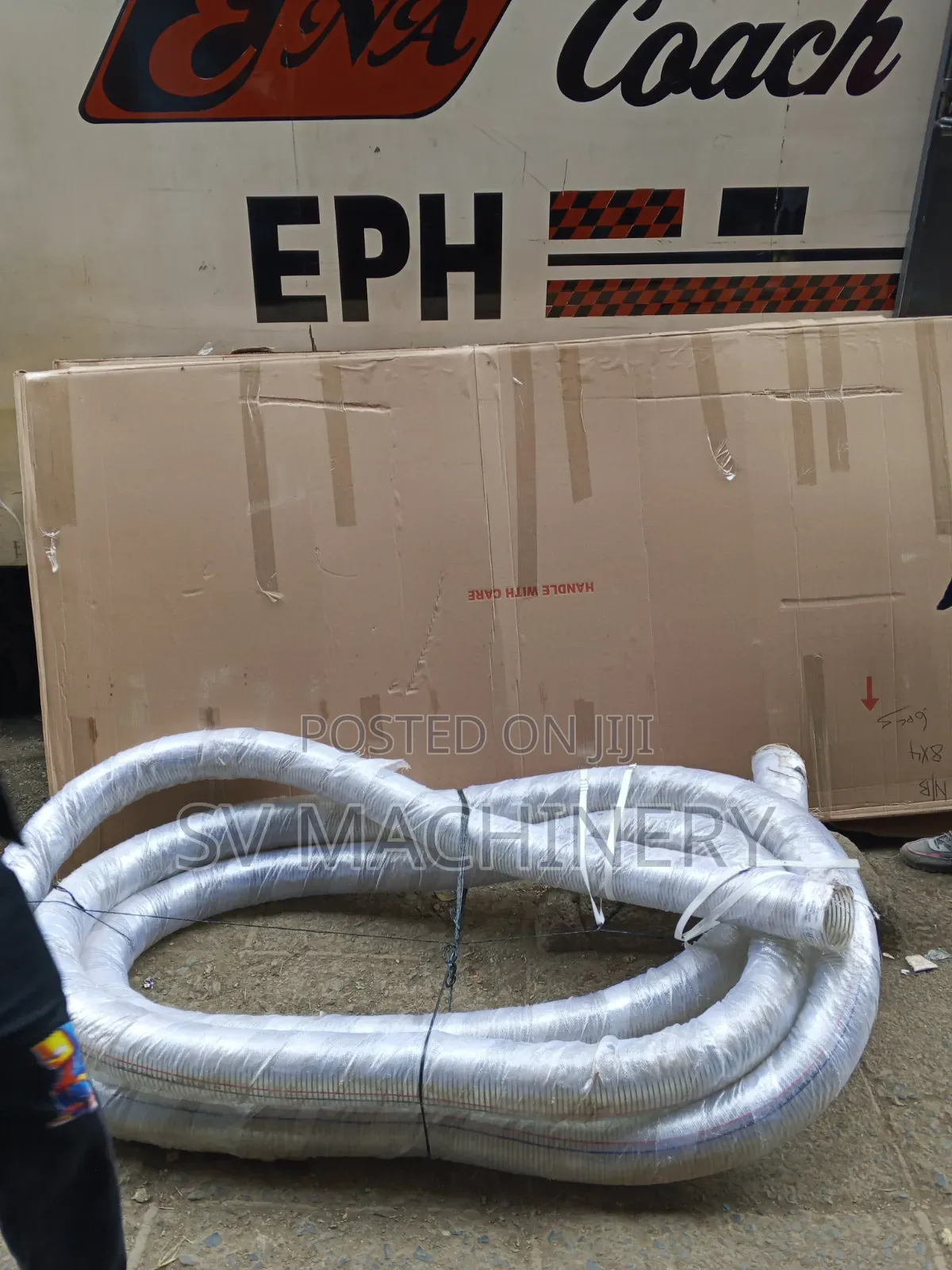 Heavy Duty 4" 12m Clear Wired Suction Pipe