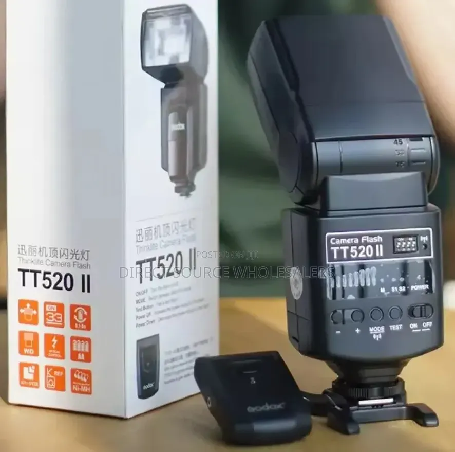 High Power Speedlitegodox Tt520ii Studio Outdoor Flash