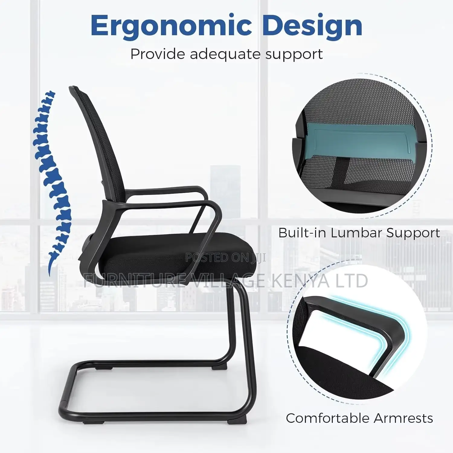 Ergonomic Mesh Imported Boardroom Chair