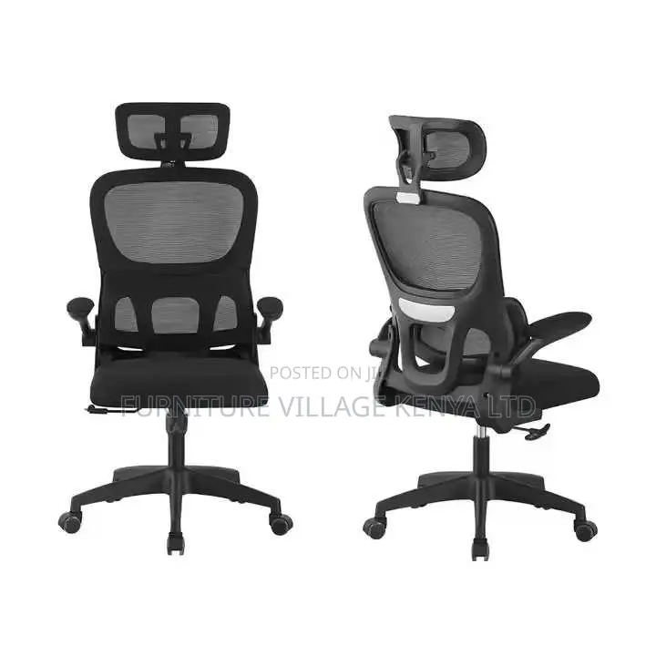 Adjustable Height Ergonomic Mesh Seat With Armrest