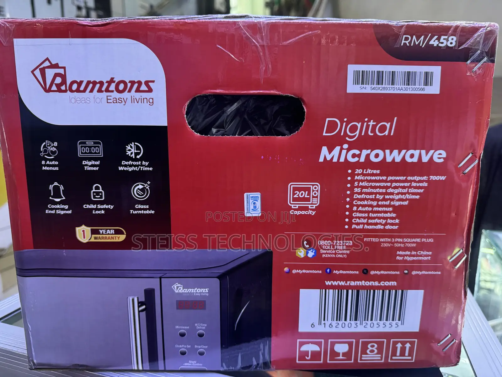 Ramtons Digital Microwave