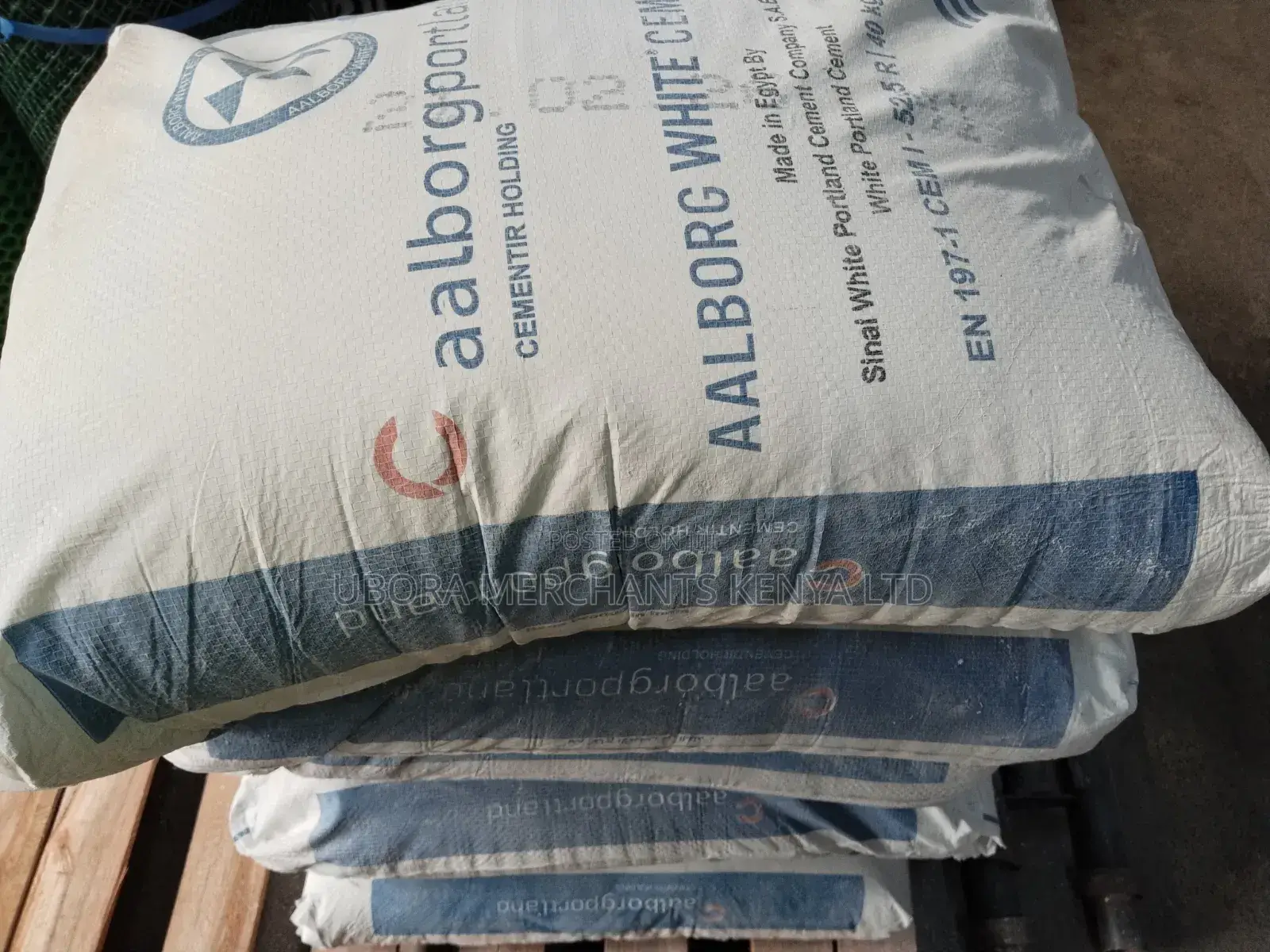 Aalborg White Portland Cement 40kg, 52.5 Grade