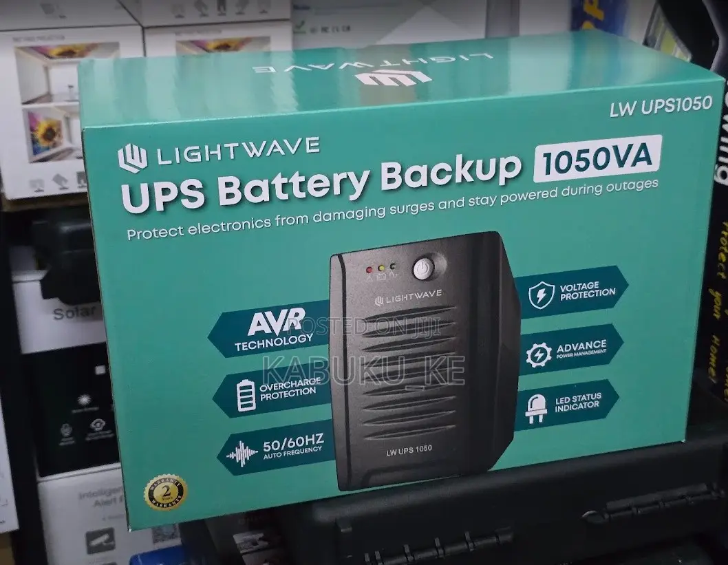Lightwave 1050va Ups Power Backup 600w 2 Ports