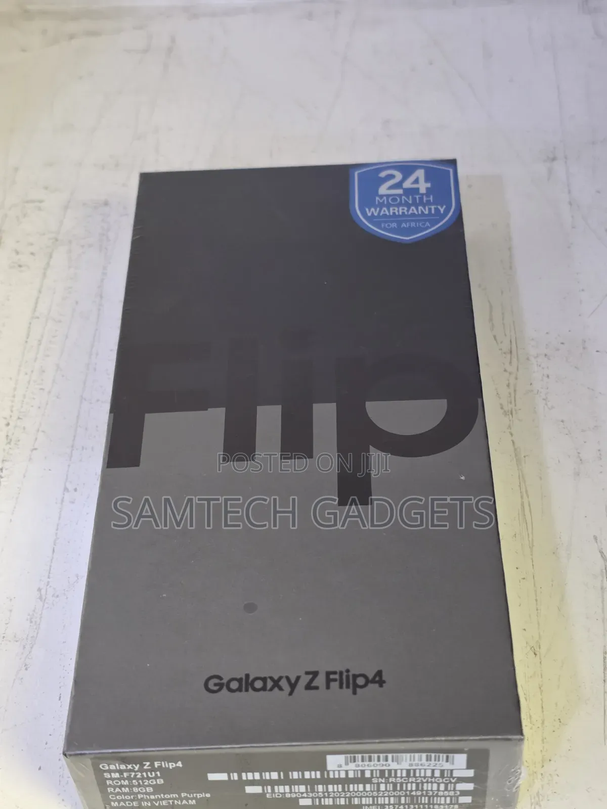 New Samsung Galaxy Z Flip4 512 GB Purple